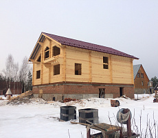 Строительство дома из бруса. Фото 9