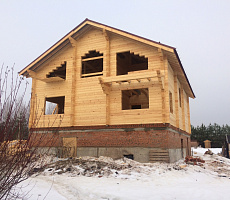 Строительство дома из бруса. Фото 10